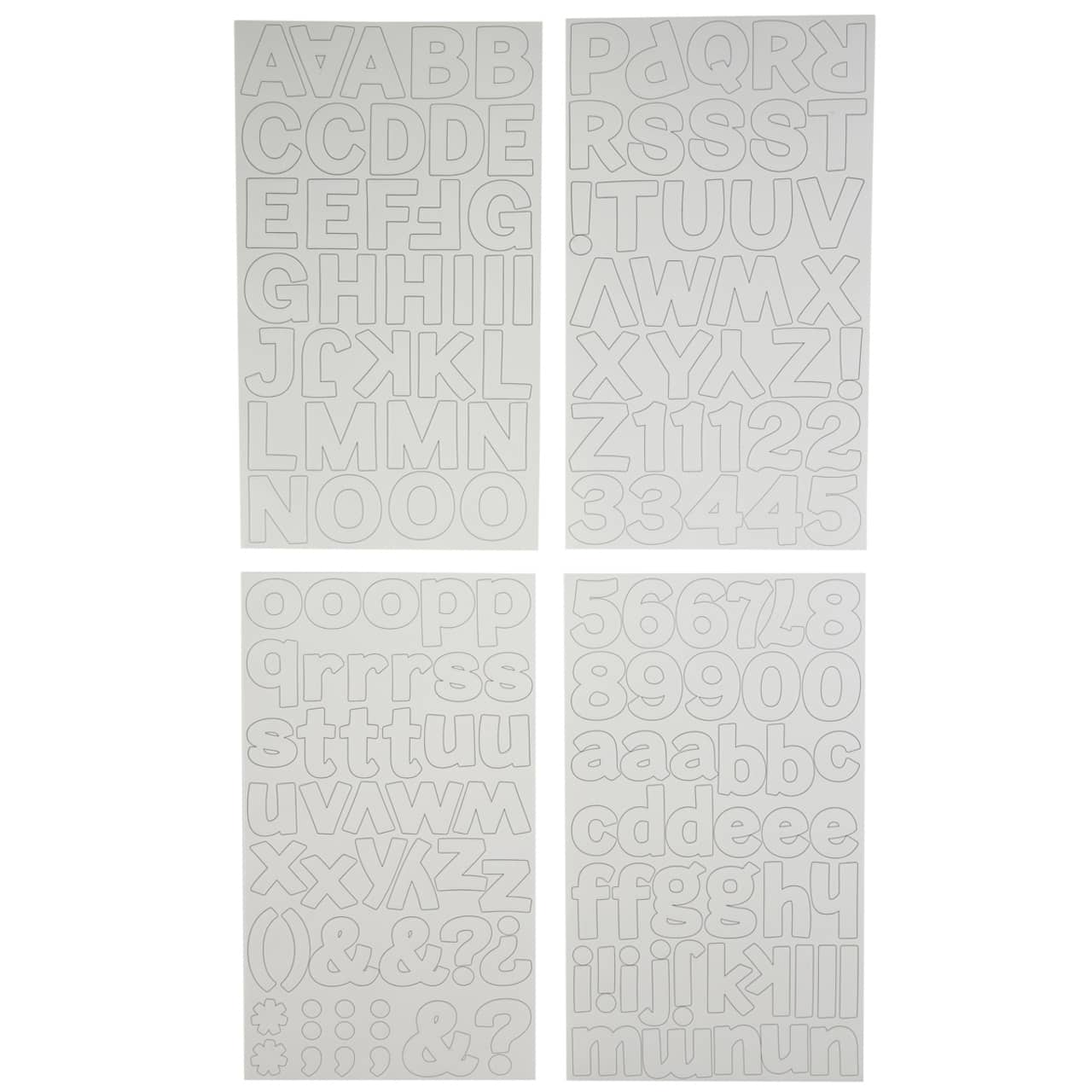 Block Alphabet & Number Stickers by Recollections™